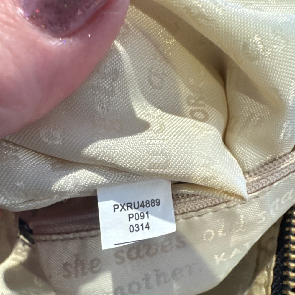 Kate Spade Wellesley Alessa Black Pebbled Leather Satchel – Hand Painted 1 of 1 - Picture 15 of 16